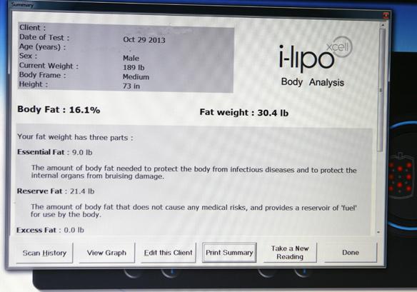 iLipoXcell fat sculpting and body fat measurement